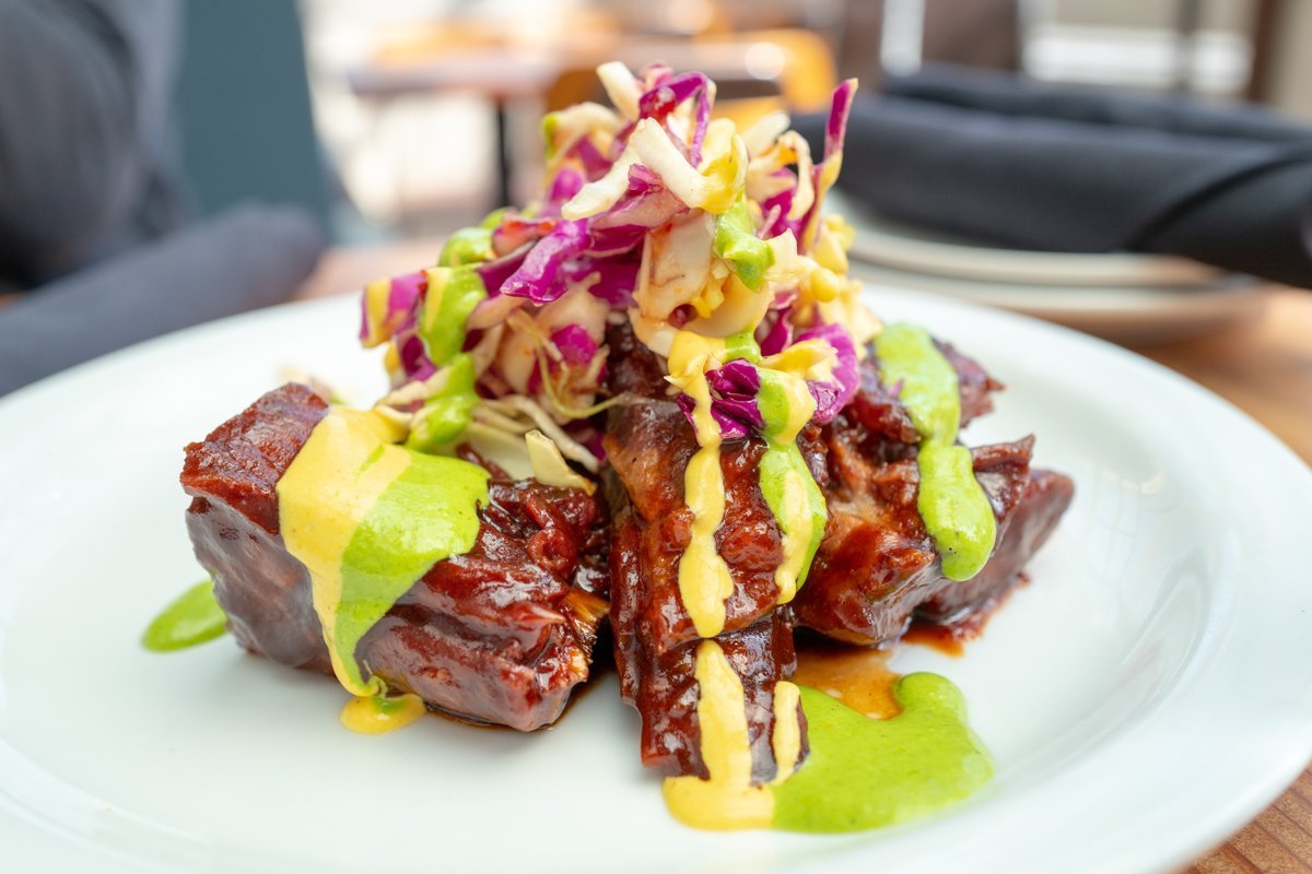Plate of Peruvian style ribs at Parada restaurant in Walnut Creek, California, March 4, 2021.